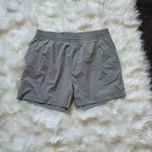 Bearbottom Gray Elastic Waist Shorts